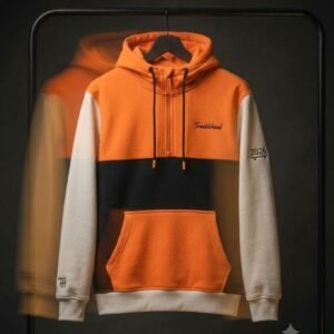 Troublehood "Heritage '26" Half-Zip Hoodie. Retro street style meets modern technical design.